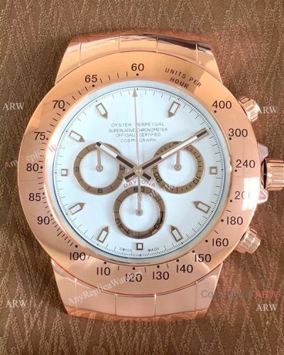 Rose Gold Daytona Rolex Wall Clock Replica Buy From Trusted Dealer